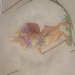 Easter Bunny Decorative 10.5in Plate 208 Park